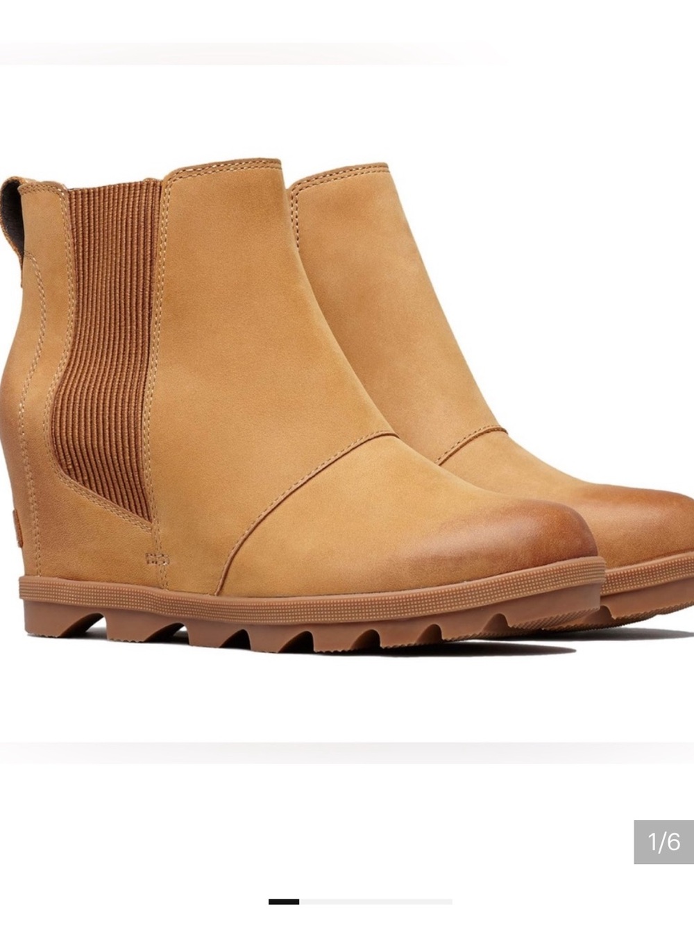 Waterproof Sorel Wedge Boots size 8